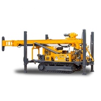 Fabriqué en Chine DTH carottage perceuse rotative 200m profondeur de forage chenille Force de levage clé pompe moteur Diesel boîte de vitesses roulement de vitesse