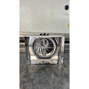 Campana de Chimenea Rectangular de Diseño Industrial, Fabricada en Italia, Accionada por el Viento, de Acero Inoxidable 304, Certificada por KIWA para Extracción de Gases de Combustión - Product Image 4