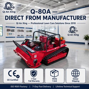 <b>Gasoline</b> Hybrid Wireless Remote Control Crawler Track Heavy Duty Y Blade All Terrain Slope Garden Lawn Mower Q-80A High-Power En - Product Image 6
