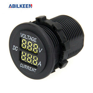 Voltímetro Digital Dual Abilkeen, Medidor de Corriente DC 12V con Pantalla LED, Indicador de Voltaje para Automóvil, Actualización de Equipamiento - Product Image 1