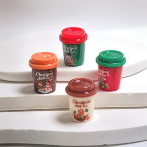 Nouvelle mode, 100 pièces/<span class=keywords><strong>lot</strong></span>, mini tasses à café en résine, modèle miniature, maison <span class=keywords><strong>de</strong></span> poupée, tasses à thé, jouets, figurines pour porte-clés, décoration <span class=keywords><strong>de</strong></span> fête - Product Image 2