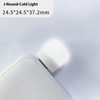 Veilleuse portable mini USB à corps en ABS avec interrupteur tactile LED, personnalisable en usine (OEM/ODM) pour chambre à coucher