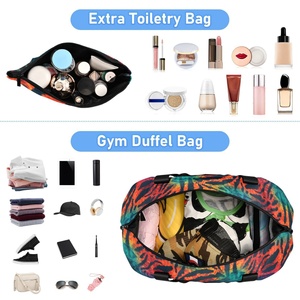 2024 Lightweight Nylon Waterproof Zipper Duffle Bag Luggage Custom Luxury Travel Bag for Women Men - Product Image 3