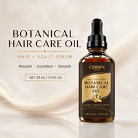 Huile capillaire OEM : Huile de croissance rapide pour cheveux avec gingembre, sérum anti-chute et traitement du cuir chevelu, produit de beauté pour hommes et femmes