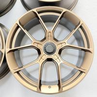 Rines de Aleación de Aluminio Forjado Personalizados de 1 Pieza, Rines de Lujo con Bloqueo Central de 18, 19, 20, 21 y 22 Pulgadas para Porsche 911, 718, Lamborghini Urus