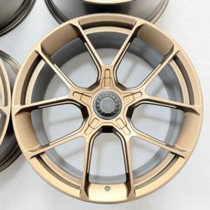 Jantes en alliage d'aluminium forgé sur mesure 1 pièce, roues de luxe à blocage central 18 19 20 21 22 pouces pour Porsche 911 718 <span class=keywords><strong>Lamborghini</strong></span> Urus - Product Image 4