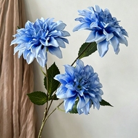 YOPIN-2886 3-koppige Kunstmatige Dahlia Bloemen Steel Zijde Kunstmatige Dahlia voor Bruiloft Bloemdecoratie Huisdecoratie