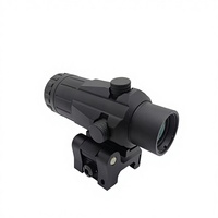 High Quality SCGX 3x21 Magnifier Optics Aluminum Black Compact Red Dot Sight 69mm Eye Relief 21mm Objective Hunting Accessories