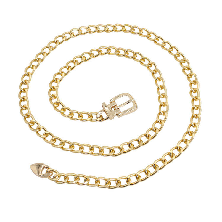 Metal Chain Women Belt Gold Silver Waist Chain