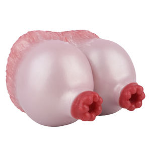 GEEBA Brustförmige Taschenmuschi Männlicher Masturbator Große Brüste Alien-Muschi Sexspielzeug für Männer Masturbation - Product Image 1