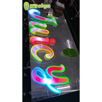 Lettres en relief LED personnalisées pour extérieur, enseigne publicitaire 3D illuminée, étanche IPx7, couleur magique, contrôle Bluetooth, décoration de voiture
