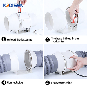 KODISEN Máy Thổi Khí Công Nghiệp Ống Dẫn Khí Dẻo Pvc Hệ Thống Thủy Canh Gia Đình - Product Image 4