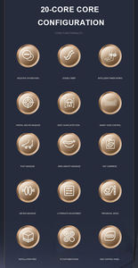 8D Elektrischer Dual-Core PU-Leder Massagesessel mit Fernbedienung, Moderner Shiatsu Zero Gravity Ganzkörper-<span class=keywords><strong>Massage</strong></span> mit Bluetooth, Neuheit - Product Image 4