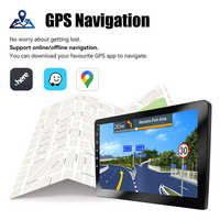 9 10 inç evrensel Android 12 araba Stereo 2 + 32GB 1K çözünürlük dokunmatik ekran radyo WiFi CarPlay GPS ile