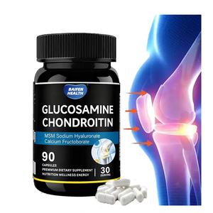 Cápsulas OEM de Glucosamina, Condroitina, MSM e Cúrcuma para Suporte Articular e Ósseo em Adultos, Melhorando a Densidade Óssea, Validade de 24 Meses - Product Image 1