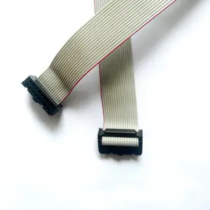 Tzt — câble plat à ruban idic, hauteur 2.54mm, 6P, 10P, 14P, 16P, 20P, 40P