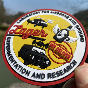 Tùy chỉnh 3D <span class=keywords><strong>PVC</strong></span> cao su huy hiệu mềm nhãn vá cho mũ Airsoft Sticks-Iron-on móc vòng mềm nhựa các bản vá lỗi vải chất liệu - Product Image 2