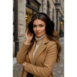 Audífonos Plegables de Felpa Beige Importados KLK01, Orejeras Premium - Product Image 6