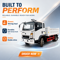 Самосвал Sino Truck Howo 4x2, легкий, грузоподъемность 3-10 тонн, прямые продажи с завода, низкая цена