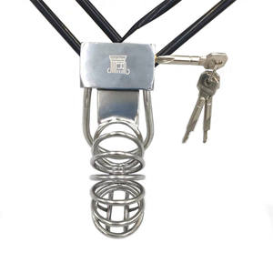 Мужской пояс целомудрия из нержавеющей стали - Product Image 5