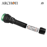 ARCHON J3 Lampe de plongée verte + lumière blanche 2 en 1, lumière de plongée max 5000LM, haute luminosité, batterie rechargeable intégrée