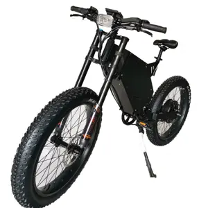 Bicicleta de montaña eléctrica para nieve, bicicleta eléctrica de larga garantía, bicicleta eléctrica Cruiser, ciclismo de 5000W Velo Electrique
