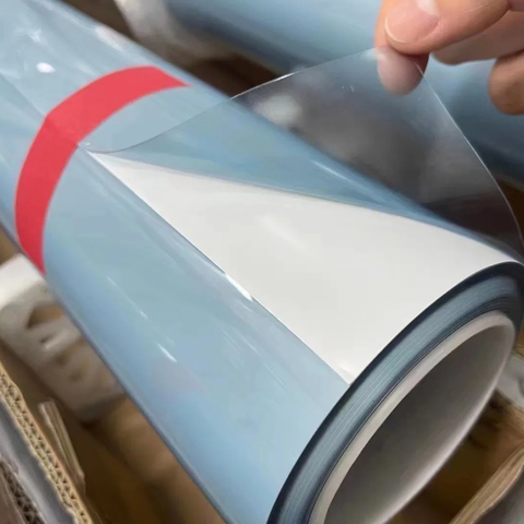 Light Blue Transparent Ice Shield PPF TPU Film  for Car Window Sun Roof with UV 99% Solar Control Heat Insulation 1.52x15m
