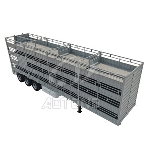 3 Trục Động Vật Bán Trailer Chăn Nuôi Trailer Vận Chuyển Gia Súc, Cừu Và Lợn Cho Thị Trường Úc - Product Image 4