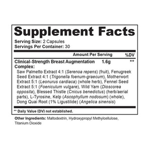 OEM am meisten vertrauens würdige Brust vergrößerung kapseln 60 Kappen - Product Image 2