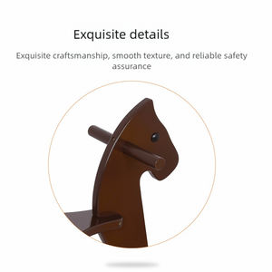 Оптовая продажа с фабрики: Деревянная лошадка-качалка для детей, белая, игрушка-каталка для малышей, животные, для мальчиков, на Рождество, маленькая, Азия - Product Image 4