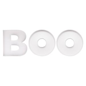 กล่องใส่ขนมหวาน ชาร์คูเตอรี หรืออาหาร รูปทรงตัวอักษร BOO สำหรับฮาโลวีน ทำจากกระดาษแข็ง สามารถเติมได้ - Product Image 2