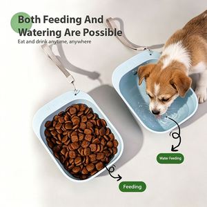 Bol à eau portable pour chien en ABS, anti-fuite, 2-en-1, distributeur d'eau pour animaux de compagnie pour la marche, les voyages et les activités de plein air - Product Image 3