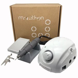 Machine à ongles électrique professionnelle portable 65W, batterie rechargeable, 6 têtes pour le vernis à ongles et usage dentaire, poignée Sh37L1 - Product Image 1