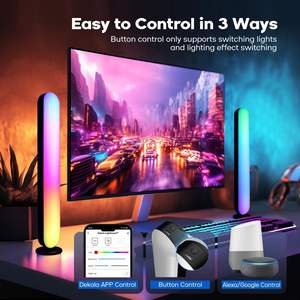 ضوء محيطي ذكي للرسومات على الجدران واي فاي لموسيقى سطح المكتب بضوء محيطي RGB لون فانتوم ضوء ملحق - Product Image 3