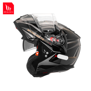 Casques de moto MTHELMETS ATOM SV Casque rabattable à double visière Design graphique Fermeture rapide Homologué ECE - Product Image 1