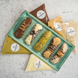 Sicilyaddict Kit Esperienza Cannoli 15 Pezzi Formato Convenienza Confezione Assortita Crema - Product Image 1