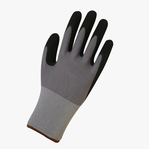 Guantes de Seguridad de Trabajo de Nitrilo con Recubrimiento de Nailon y Spandex de Calibre 15, Acabado Arenoso, Buena Flexibilidad - Product Image 3
