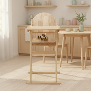 เก้าอี้สูงสำหรับเด็กแบบสแกนดิเนเวียอเนกประสงค์ดีไซน์ไม้ - Product Image 4