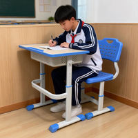 Ensemble de chaise et de bureau ergonomiques, confortables, durables et écologiques, réglables et modernes, pour salle de classe, école, maison ou bureau