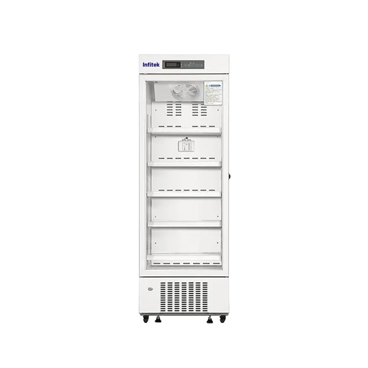 Infitek ISO CE Laboratório e Equipamentos Médicos 316L Freezers Refrigerador de Farmácia de Porta Única 2-8 Graus