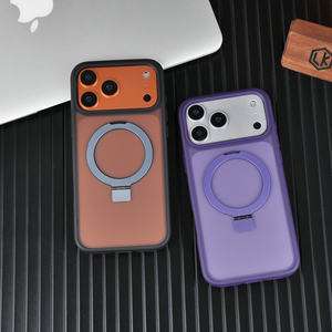 Nouvelle coque de téléphone antichoc pour iPhone 17 16 15 Pro Max 14 13 Pro avec chargement magnétique et béquille réglable - Product Image 5