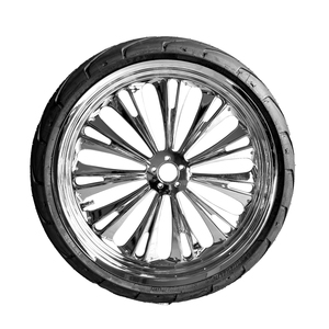 USOHAWLK Nouvelles roues avant/arrière de 21x3,5 pouces pour jantes de <span class=keywords><strong>moto</strong></span> en aluminium Softail Fat Boy (FLFB/FLFBS) 2018-later-Remplacement/Réparation - Product Image 5