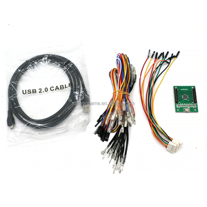 Xinmotek 2-Player Joystick Controlador Diy Kit Zero Atraso Placa USB para PC Mame <span class=keywords><strong>Raspberry</strong></span> <span class=keywords><strong>Pi</strong></span> <span class=keywords><strong>PS3</strong></span> Caixa de TV Arcade Stick SANWA Botão - Product Image 6