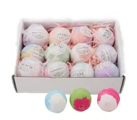 HEYAMO Corea orgánico baño con gas bolas para el cuidado de la piel Etiqueta Privada pie ducha Rosa baño bomba juguetes ceras molde del cuerpo peeling