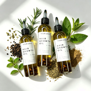 Private Label Mint Rosemary Scalp Strengthening Hair Growth Oil For Men Women Natural Treatment Wholesale - Product Image 4