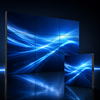 Écran mural vidéo LED rétroéclairé 4K LCD Full Array à cadre ultra-fin, écran de raccordement, Adobe RGB 98% pour salle de contrôle et de conférence