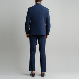 Nuevo Traje Formal de Moda Personalizado para Hombre, Invernal, Transpirable, 100% Algodón, Corte Entallado, con Pantalón, Chaqueta y Blazer para Boda - Product Image 2