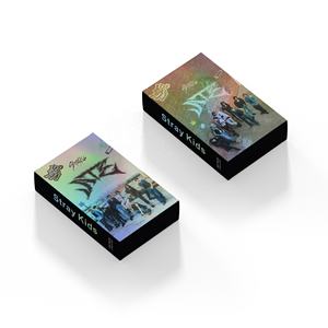 Preço de fábrica KPOP Idol 55 pcs/box Stray Kids ATE Felix Hyunjin Holográfico Photocard Laser Lomo <span class=keywords><strong>Card</strong></span> - Product Image 3