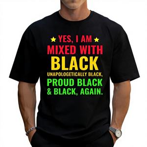 T-shirt vintage pour homme en coton 100% respirant et écologique, avec imprimé « Ma couleur de peau n'est pas un crime », en stock dans l'entrepôt américain - Product Image 1