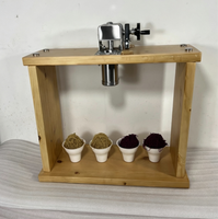 Machine à fabriquer des nouilles glacées italiennes, machine à spaghetti glacé, machine à glace Matcha Mont